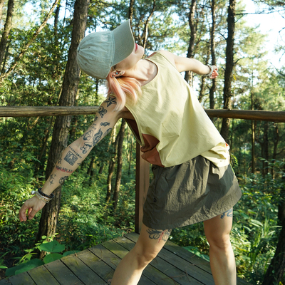 COOLMAX呼吸T恤户外山系运动背心