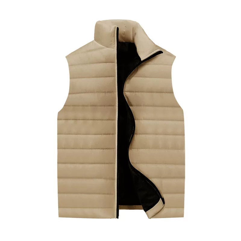 2019 mới mùa xuân và mùa thu mỏng cotton dày vest nam áo khoác ngắn nam phiên bản Hàn Quốc của vest tự canh vest vest quần áo nam - Áo thể thao