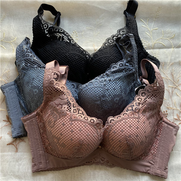 纤妍BW0452中厚杯BC杯力挺杯型侧收副乳集中胸型四排扣全调整型