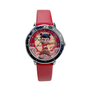 2025新款 儿童手表中小学生卡通哪吒炫酷孩童手表刻度指针石英表
