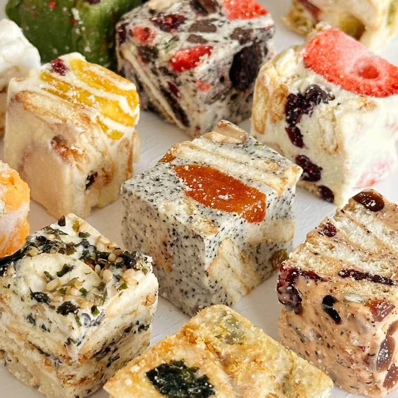 雪花酥纯手工 低甜不腻 草莓蔓越莓奥利奥零食饼干小包装糕点礼盒