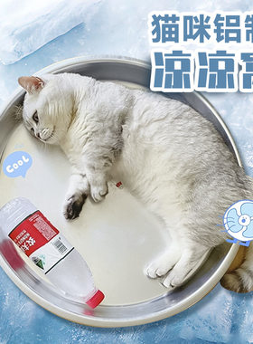 猫咪夏季铝盆猫窝网红凉垫冷垫