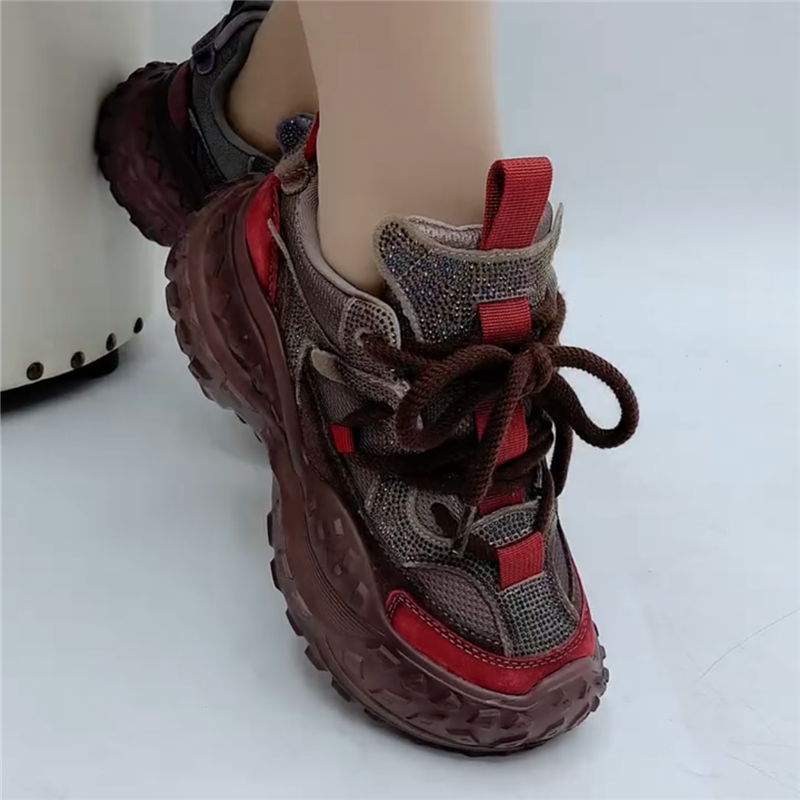 真皮老爹鞋轻便休闲鞋