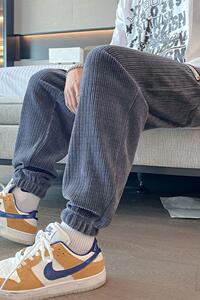 DK720-P50休闲运动裤男春秋季潮流宽松大码男士港风百搭长裤子图片