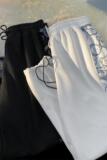 K886-P50卫裤高街男秋季裤子男士港风抽绳束脚直筒休闲裤，男装休闲裤，电商D310（原电商305）