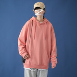 8552-P40纯色连帽卫衣男士潮牌衣服宽松休闲学生外套，女装卫衣/绒衫，电商D310（原电商305）