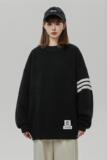 M890-P55百搭针织衫条纹圆领宽松毛衣开衫外套男女情侣装，男装针织衫/毛衣，电商D310（原电商305）