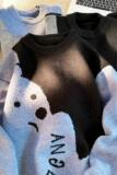 M851-P55日系卡通毛衣男冬季ins潮牌宽松美式复古街头针织线，男装针织衫/毛衣，电商D310（原电商305）