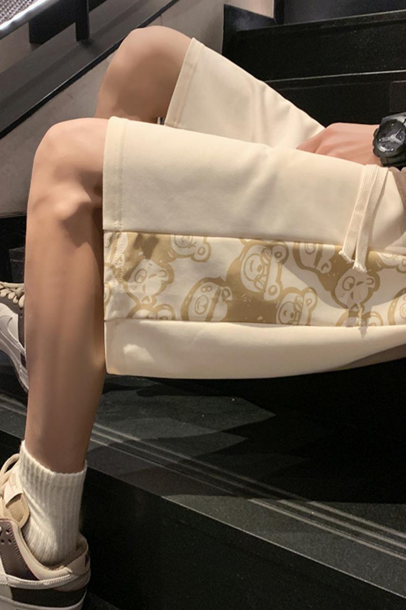 现货51060-P33短裤男夏季新款宽松运动五分裤子港风潮流休闲,男装休闲裤,电商D310（原电商305）