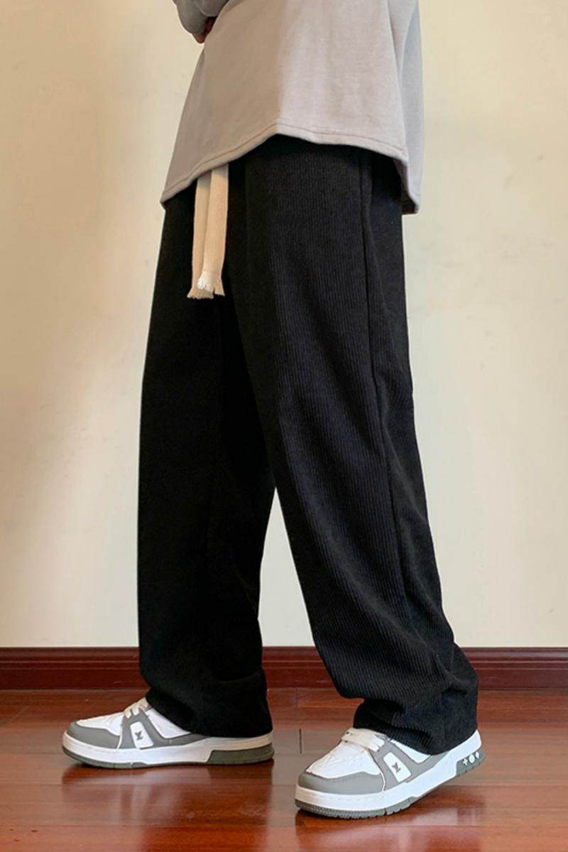 9775-P40卫裤男潮牌ins港风拖地裤春秋美式高街运动灯芯,男装休闲裤,电商D310（原电商305）