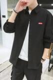 C877衬衫男士长袖衬衫春季新款韩版潮流休闲工装衬衣外套男，男装卫衣，电商D310（原电商305）