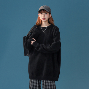 M860-P45纯色打底毛衣男bf港风男女通穿针织衫宽松慵懒线衣,男装针织衫/毛衣,电商D310（原电商305）