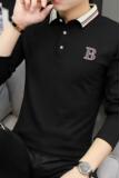 6631-P40秋装男士长袖新款T恤翻领潮流POLO衫有领带领上衣服男，男装卫衣，电商D310（原电商305）
