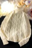 9624-特P45毛衣男秋冬季新款潮流麻花编织加厚线衣男士高领针织衫，男装针织衫/毛衣，电商D310（原电商305）
