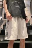 51060-P33夏季男士小熊短裤五分裤休闲裤子潮牌棉质情侣款短，男装休闲裤，电商D310（原电商305）