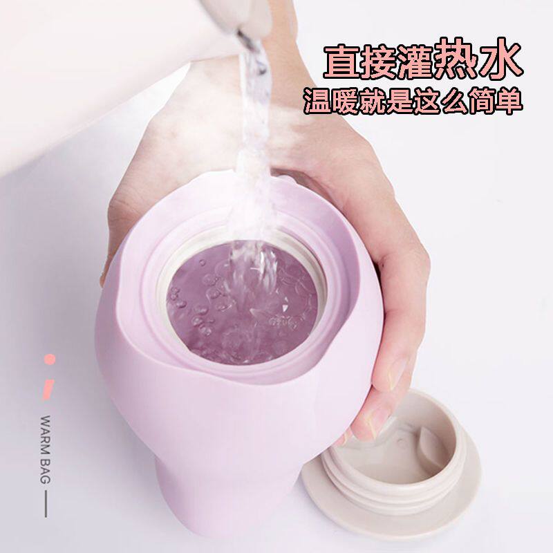 猫咪热水袋注水硅胶热水袋学生暖宝宝捂手暖肚子灌水暖手宝可爱