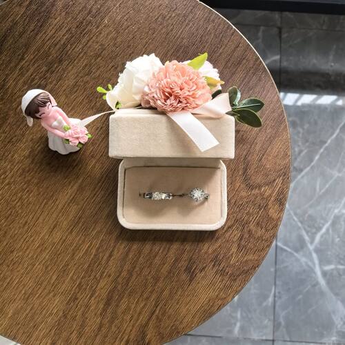 仿真钻戒结婚对戒婚礼一对戒情侣求婚交换仪式情侣款送女友可调节