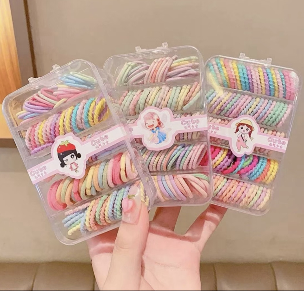 小女孩不伤发小号拇指发绳