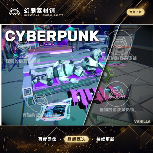 Unity LUTs Cyberpunk 3.0.1 包更新 科幻赛博朋克镜头滤镜特效