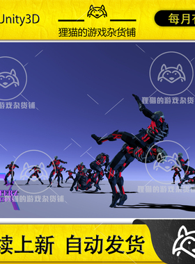 Unity Hand to Hand Finishers volume 1 摔跤柔拳动画包 1.0