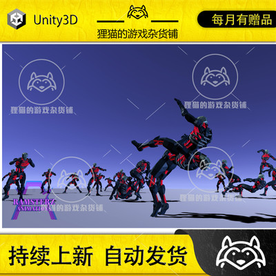 Unity Hand to Hand Finishers volume 1 摔跤柔拳动画包 1.0