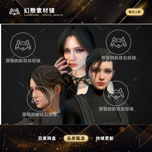 Unity FantasyPackN2 1.0 包更新 幻想性感女性角色模型合集