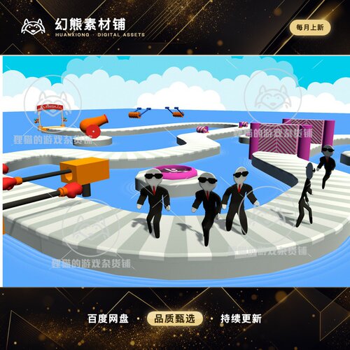 Unity Casual level pack Paper man character 1.0 休闲游戏人物