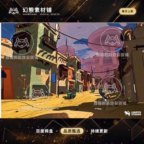 Unity Stylized Low Poly Asian City Stylized Series 1.0 URP