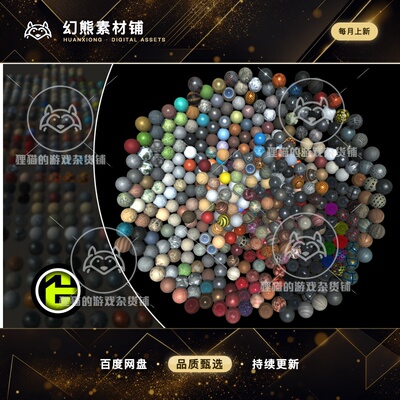 Unity PBR Material Bundle Vol1 (445) 1.0 材质纹理贴图合集