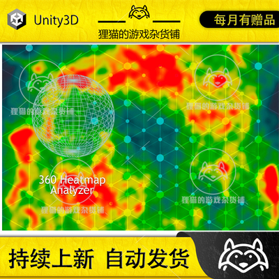 Unity 360 Heatmap Analyzer 2.30 包更新 热成像地图分布插件