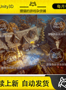 Unity 最新版 Top-Down Assets 1.2 俯视角梦幻森林小屋场景素材