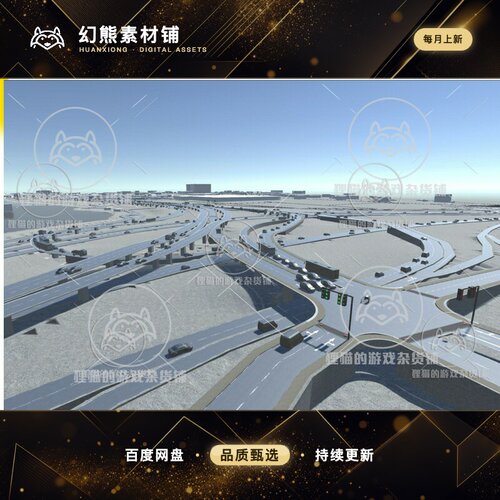Unity Global Roads Traffic Pro 2.2 全球道路交通系统插件