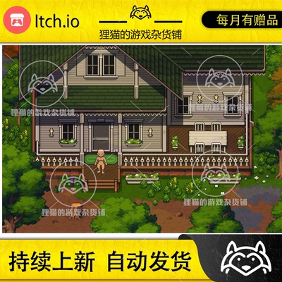 io.itch Simulator World Build - Farm 类星露谷物语农场2D素材