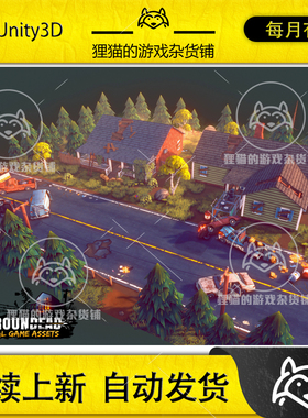 Unity SurrounDead Survival Game Assets 3.5.33 生存游戏场景