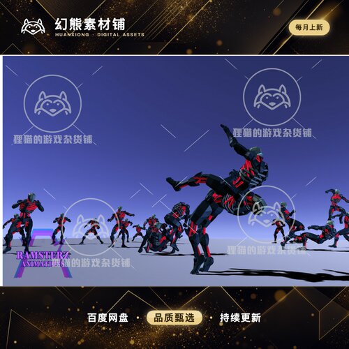 Unity Hand to Hand Finishers volume 1 摔跤柔拳动画包 1.0