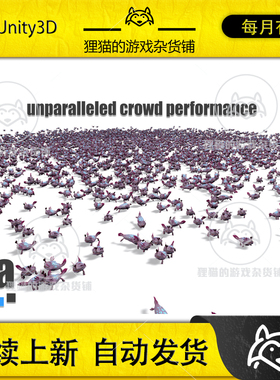 Unity Mesh Animator Animate massive crowds 2.0.32