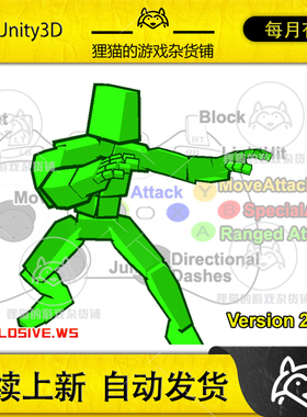 Unity Karate Warrior Mecanim Animation Pack 2.6.1 包更新