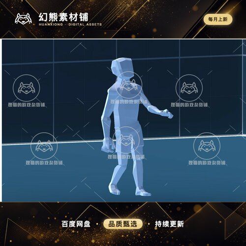 Unity Zombie Animation Set 1.1 包更新 僵尸行走攻击死亡动画