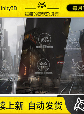 Unity NewGen Collection Two URP 1.0 包更 城市场景合集包