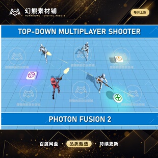 Unity Multiplayer Top-Down Shooter Template Photon 1.1.1