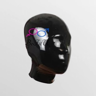 eyes perforted micro激光 pussy 微孔头套乳胶面具现货hood嘴假V