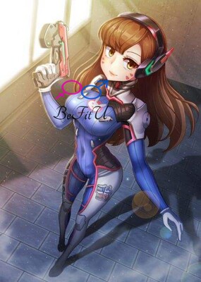 黑百合手办战斗服守望先锋DVA