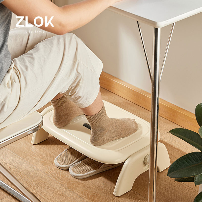 踩脚凳可调节马桶凳带按摩滚轮