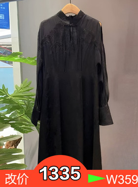 正品2023春款中式绣花连衣裙BBC114J220-230