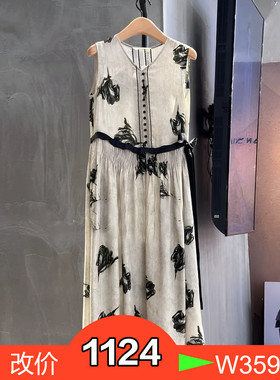 正品2023夏季新款无袖连衣裙BBC214J323-230