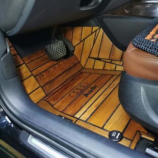 A5游艇木地板脚垫 A4L A6L Q2L Q5L 适用于奥迪Q6