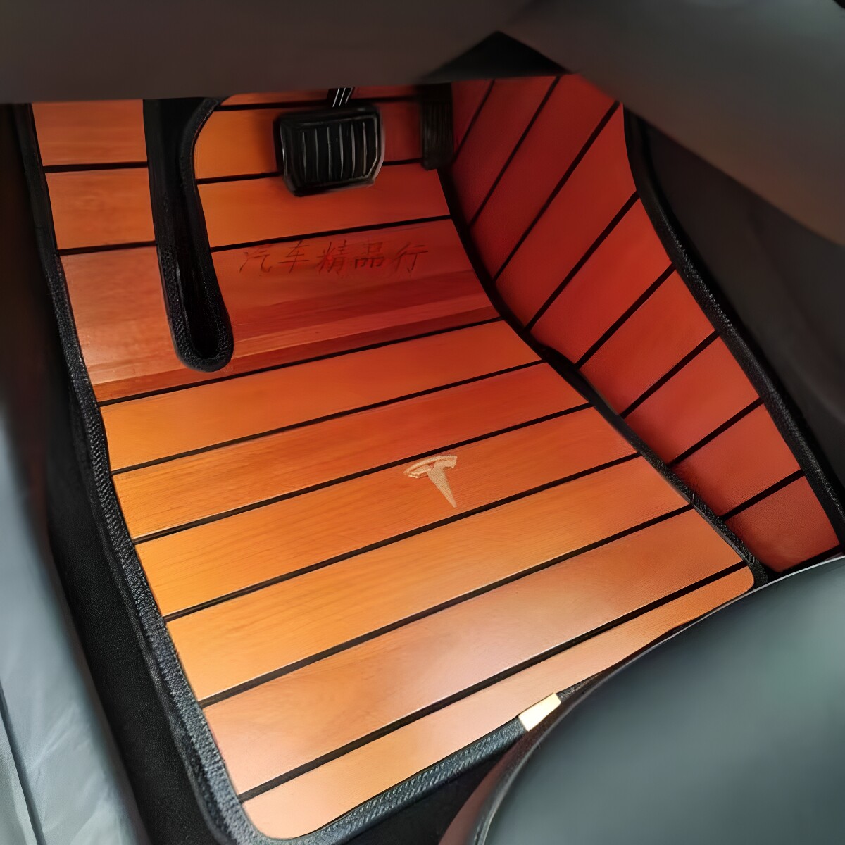 Modely特斯拉xModel3木质脚垫