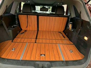 适用26款汉兰达皇冠陆放 普拉多 凌放尾箱垫锋兰达木地板后备箱垫