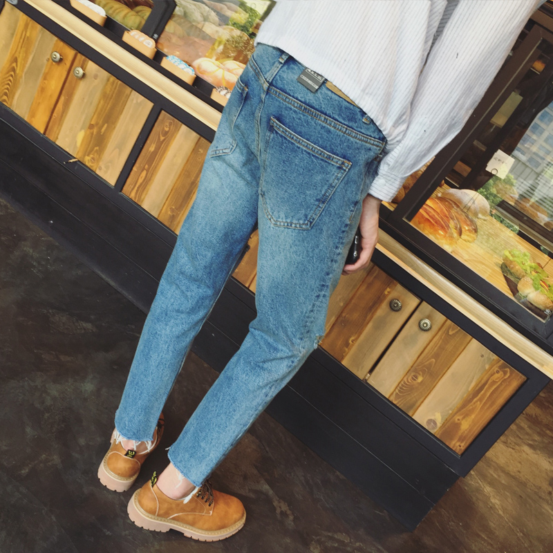 Jeans pour adolescent pieds Slim BWXD pour automne - Ref 1485142 Image 4