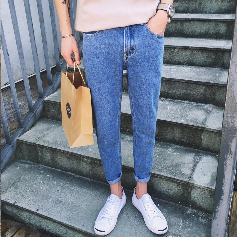 Jeans pour adolescent pieds Slim BWXD pour automne - Ref 1485058 Image 1
